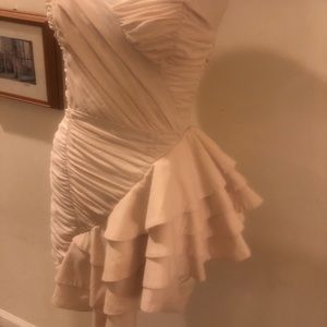 H&M sexy beige body con dress